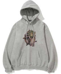 NOT4NERD | Rotten Apple Pullover Hood - Grey(パーカー)