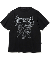 NOT4NERD（ノットフォーナード）の「Split T-Shirts - Black（Tシャツ/カットソー）」