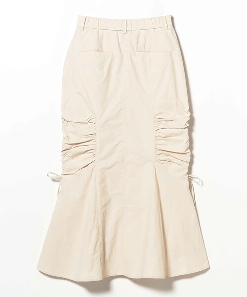 Ray BEAMS（レイビームス）の「サイド ギャザー マーメイド スカート（スカート・レディース・ブラック/オフホワイト・1/0）」の16枚目の写真