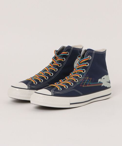 CONVERSE(コンバース)の「CONVERSE コンバース AS AG87TS HI/STRANGER THINGS 5 オールスターエイジド87TSHI/ストレンジャー・シングス5 31316480 NAVY(スニーカー・メンズ・ブルー・7h/8/8h/9h/9)」の1枚目の写真