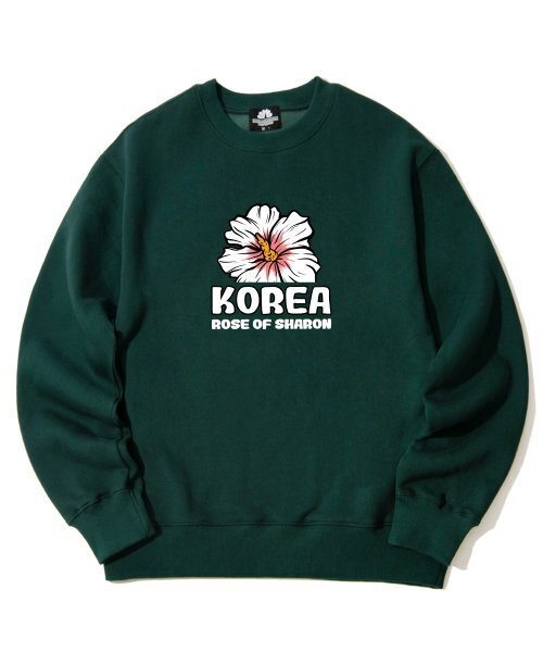 TRIPSHION(トリップション)の「MUGUNGHWA LOGO クルーネック - グリーン(スウェット・メンズ・その他・LARGE/MEDIUM/X-LARGE)」の1枚目の写真