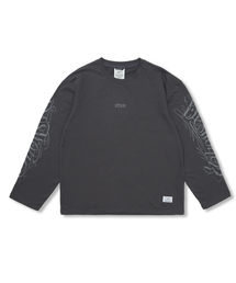 STIGMA（スティグマ）の「Destroyer Light Weight Oversized Long Sleeves Charcoal（Tシャツ/カットソー）」