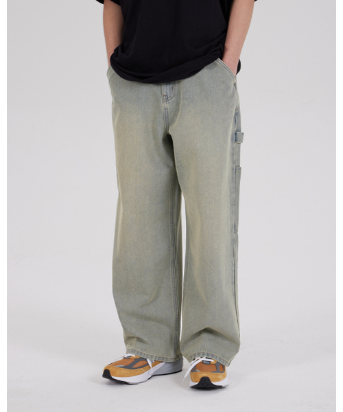 DYSFUNCT(ディスファンクト)の「KEY RING WASHING DENIM PANTS(SAND BLUE)(デニムパンツ・メンズ・その他・SMALL/MEDIUM/LARGE/X-SMALL/X-LARGE)」の2枚目の写真