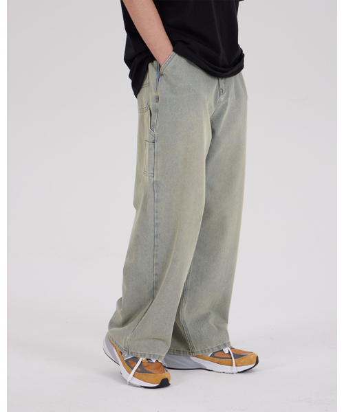 DYSFUNCT(ディスファンクト)の「KEY RING WASHING DENIM PANTS(SAND BLUE)(デニムパンツ・メンズ・その他・SMALL/MEDIUM/LARGE/X-SMALL/X-LARGE)」の3枚目の写真