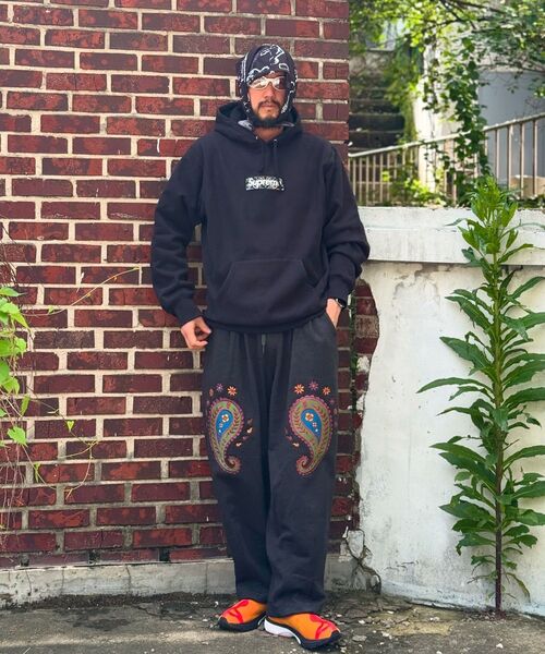 A NOTHING(アナッシング)の「ペイズリーエンブロイダリー HT スウェットパンツ(チャコール)(スウェットパンツ・レディース・その他・LARGE/MEDIUM)」の14枚目の写真