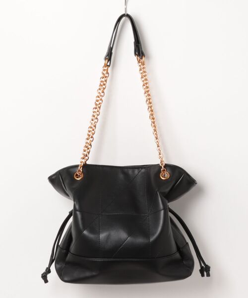 KOBE LETTUCE（コウベレタス）の「キルトデザインチェーンショルダーバッグ（ショルダーバッグ・レディース・ブラウン/ブラック/ブラウン系その他・F）」の12枚目の写真