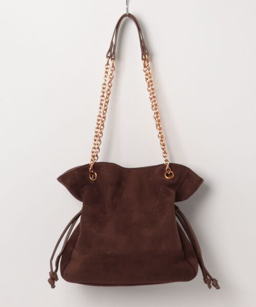 KOBE LETTUCE（コウベレタス）の「キルトデザインチェーンショルダーバッグ（ショルダーバッグ・レディース・ブラウン/ブラック/ブラウン系その他・F）」の13枚目の写真