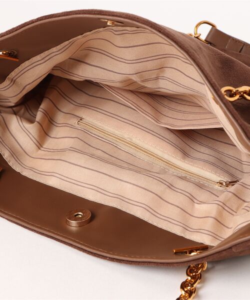 KOBE LETTUCE（コウベレタス）の「キルトデザインチェーンショルダーバッグ（ショルダーバッグ・レディース・ブラウン/ブラック/ブラウン系その他・F）」の16枚目の写真