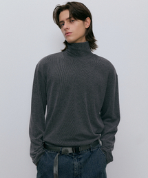 ENDOOR（エンドア）の「Turtleneck long sleeve t-shirt (dark gray)（Tシャツ/カットソー）」
