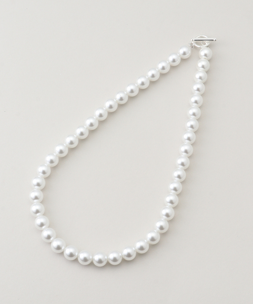 La TOTALITE（ラトータリテ）の「La Totalite ショートパールネックレス（ネックレス・レディース・ホワイト・FREE）」の2枚目の写真