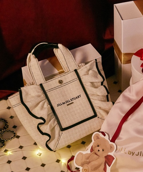 ◇＜リミテッドファブリック＞フレームフリルトートバッグ（トート