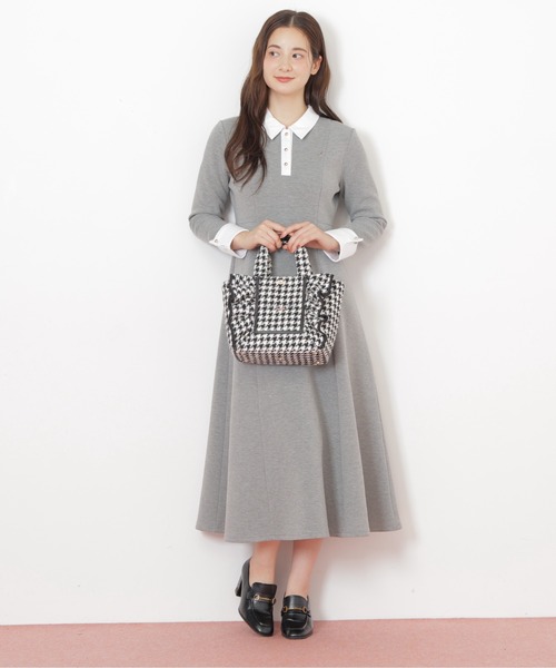 JILL by JILL STUART(ジルバイジルスチュアート)の「◇<リミテッドファブリック>フレームフリルトートバッグ(トートバッグ・レディース・ピンク/ホワイト/ブラック系その他・FREE)」の8枚目の写真