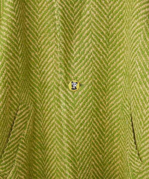 HYSTERIC GLAMOUR（ヒステリックグラマー）の「ヘリンボンウールコート（チェスターコート・レディース・ブラック/グリーン/ブラウン・FREE）」の16枚目の写真