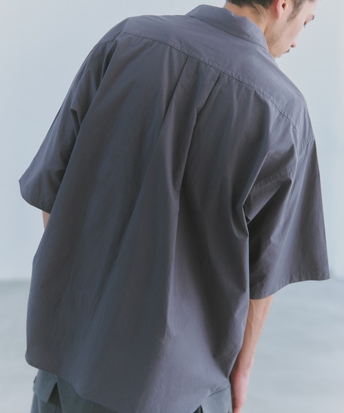NewAnce(ニュアンス)の「【NewAnce】Typewriter Half Sleeve Shirts(シャツ/ブラウス・メンズ・ブラウン/チャコールグレー/ホワイト/サックスブルー・M/L)」の15枚目の写真