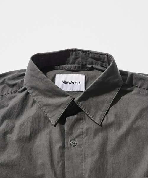 NewAnce(ニュアンス)の「【NewAnce】Typewriter Half Sleeve Shirts(シャツ/ブラウス・メンズ・ブラウン/チャコールグレー/ホワイト/サックスブルー・M/L)」の18枚目の写真