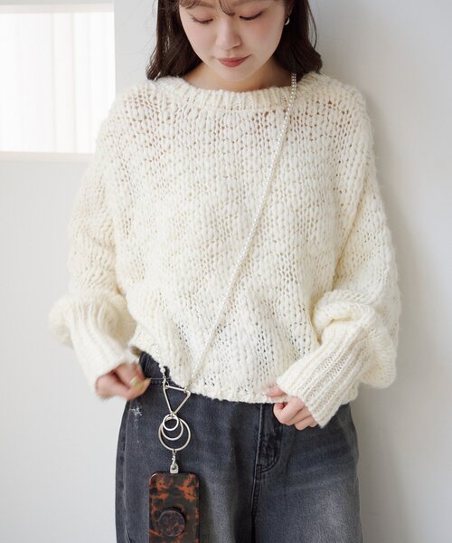 Kastane（カスタネ）の「【WEB・一部店舗限定】パールスマホショルダー（スマホグッズ・レディース・シルバー/アイボリー・FREE）」の7枚目の写真