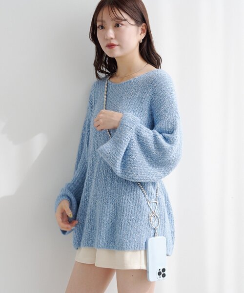 Kastane（カスタネ）の「【WEB・一部店舗限定】パールスマホショルダー（スマホグッズ・レディース・シルバー/アイボリー・FREE）」の12枚目の写真