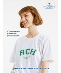 RCH ビッグロゴ 半袖Tシャツ ホワイト