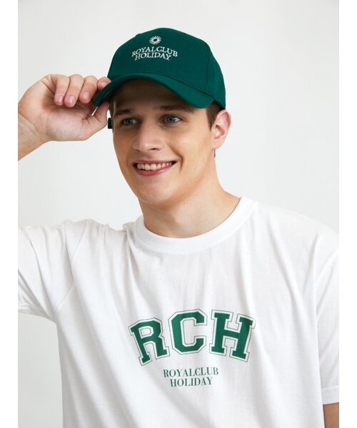 ROYAL CLUB HOLIDAY(ロイヤルクラブホリデー)の「RCH ビッグロゴ 半袖Tシャツ ホワイト(Tシャツ/カットソー・レディース・ホワイト・MEDIUM/LARGE/X-LARGE)」の9枚目の写真