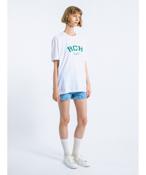 ROYAL CLUB HOLIDAY(ロイヤルクラブホリデー)の「RCH ビッグロゴ 半袖Tシャツ ホワイト(Tシャツ/カットソー・レディース・ホワイト・MEDIUM/LARGE/X-LARGE)」の12枚目の写真