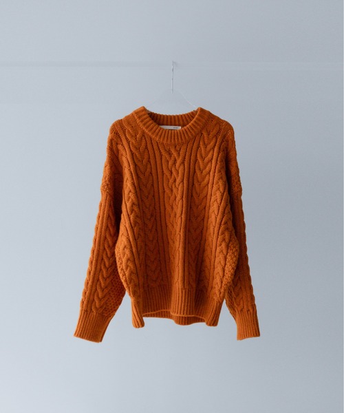 セール】【on:nue】[着用動画あり！/選べる4色展開] ふんわりケーブル