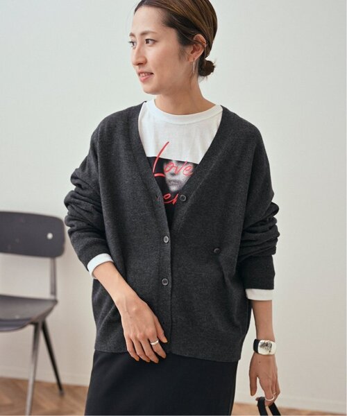 FRAMeWORK（フレームワーク）の「≪追加≫2WAYカーディガン（カーディガン/ボレロ・レディース・チャコールグレー/スカイブルー/ラベンダー/レッド・FREE）」の7枚目の写真