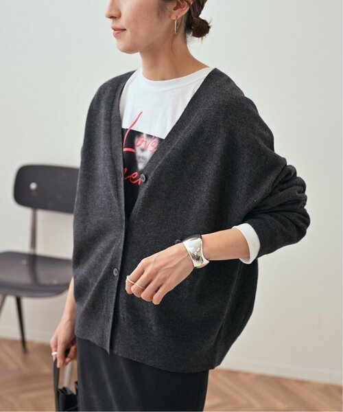 FRAMeWORK（フレームワーク）の「≪追加≫2WAYカーディガン（カーディガン/ボレロ・レディース・チャコールグレー/スカイブルー/ラベンダー/レッド・FREE）」の9枚目の写真