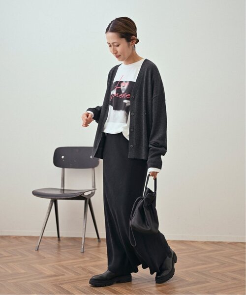FRAMeWORK（フレームワーク）の「≪追加≫2WAYカーディガン（カーディガン/ボレロ・レディース・チャコールグレー/スカイブルー/ラベンダー/レッド・FREE）」の11枚目の写真