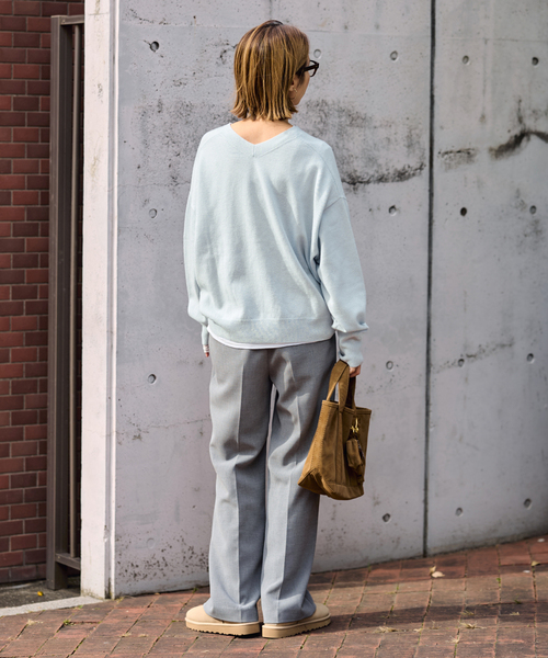 FRAMeWORK（フレームワーク）の「≪追加≫2WAYカーディガン（カーディガン/ボレロ・レディース・チャコールグレー/スカイブルー/ラベンダー/レッド・FREE）」の21枚目の写真