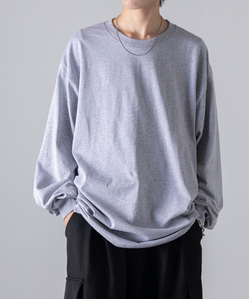 MAISON CLUB（メゾンクラブ）の「【MAISON CLUB】American Comfort Apparel 6oz ロングスリーブTee/ロンT　WILL（Tシャツ/カットソー・メンズ・サックスブルー/ブラック/グレー/ヘザーグレー/ホワイト/ネイビー/ベージュ/オレンジ・M/XL/L/2XL/S）」の4枚目の写真
