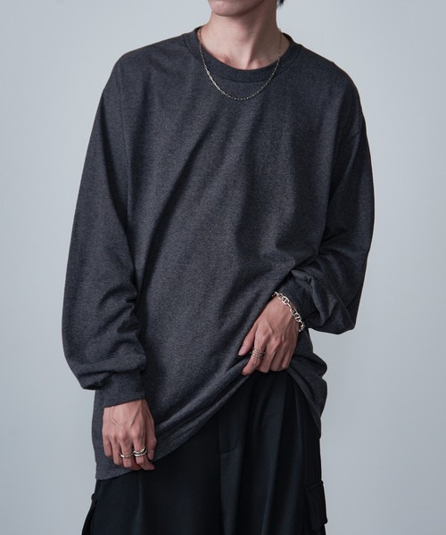 MAISON CLUB（メゾンクラブ）の「【MAISON CLUB】American Comfort Apparel 6oz ロングスリーブTee/ロンT　WILL（Tシャツ/カットソー・メンズ・サックスブルー/ブラック/グレー/ヘザーグレー/ホワイト/ネイビー/ベージュ/オレンジ・M/XL/L/2XL/S）」の5枚目の写真