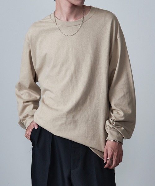 MAISON CLUB（メゾンクラブ）の「【MAISON CLUB】American Comfort Apparel 6oz ロングスリーブTee/ロンT　WILL（Tシャツ/カットソー・メンズ・サックスブルー/ブラック/グレー/ヘザーグレー/ホワイト/ネイビー/ベージュ/オレンジ・M/XL/L/2XL/S）」の12枚目の写真