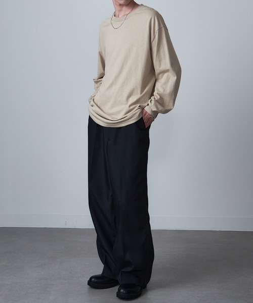 MAISON CLUB（メゾンクラブ）の「【MAISON CLUB】American Comfort Apparel 6oz ロングスリーブTee/ロンT　WILL（Tシャツ/カットソー・メンズ・サックスブルー/ブラック/グレー/ヘザーグレー/ホワイト/ネイビー/ベージュ/オレンジ・M/XL/L/2XL/S）」の16枚目の写真