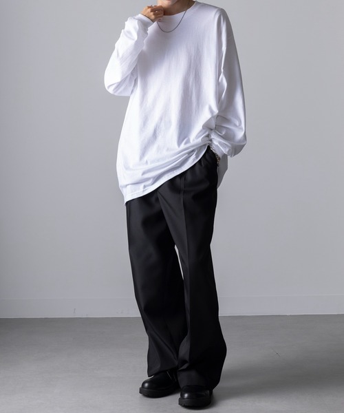 MAISON CLUB（メゾンクラブ）の「【MAISON CLUB】American Comfort Apparel 6oz ロングスリーブTee/ロンT　WILL（Tシャツ/カットソー・メンズ・サックスブルー/ブラック/グレー/ヘザーグレー/ホワイト/ネイビー/ベージュ/オレンジ・M/XL/L/2XL/S）」の21枚目の写真