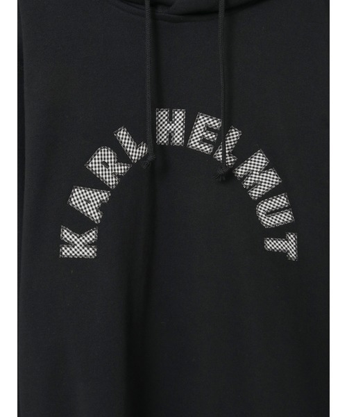 KARL HELMUT(カールヘルム)の「ロゴアップリケ使いフード付きトレーナー(パーカー・メンズ・ブラック/レッド/グリーン/チョコ・MEDIUM/LARGE)」の18枚目の写真