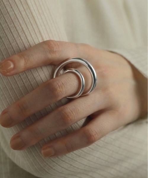 anuke（アンヌーク）の「Nuance Cross Ring（リング・レディース・シルバー/ゴールド・#11/#13）」の2枚目の写真
