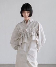 LOWRYS FARM | チェックフリルビスチェ　638585(キャミソール)