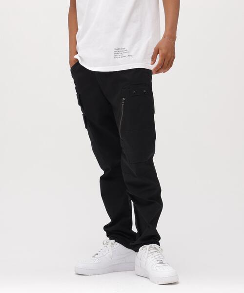 STRETCH HERRINGBONE CARGO PANTS / ストレッチ ヘリンボーン カーゴ