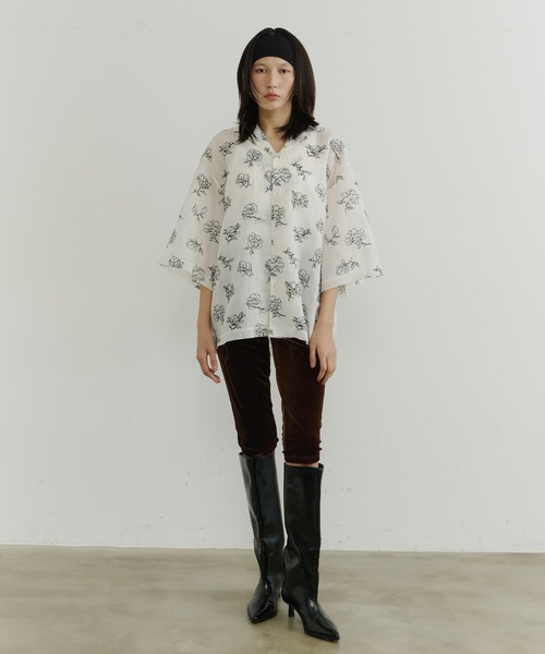 room153（ルームイチゴサン）の「ベロアレギンス（その他パンツ・レディース・ブラック/ブラウン・FREE）」の7枚目の写真