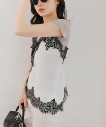 KOBE LETTUCE（コウベレタス）の「サテンレースキャミソール（キャミソール）」