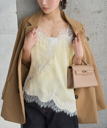 KOBE LETTUCE | サテンレースキャミソール(キャミソール)