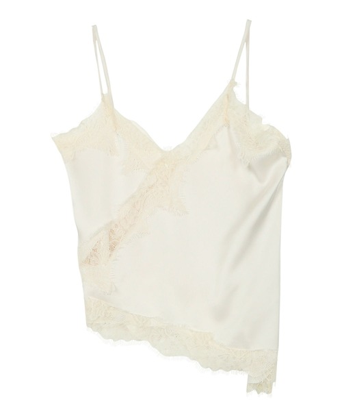 KOBE LETTUCE（コウベレタス）の「サテンレースキャミソール（キャミソール・レディース・アイボリー/ブラック/ブラウン・M）」の11枚目の写真
