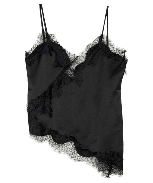 KOBE LETTUCE（コウベレタス）の「サテンレースキャミソール（キャミソール・レディース・アイボリー/ブラック/ブラウン・M）」の12枚目の写真