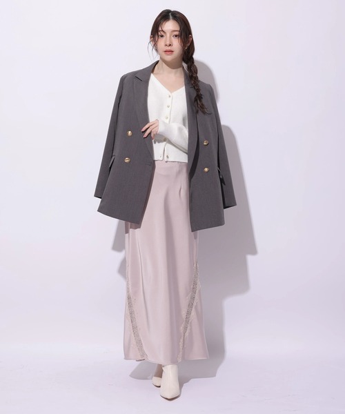 Rirandture（リランドチュール）の「レーストリムマーメイドスカート（スカート・レディース・ピンクベージュ・0/1/2）」の9枚目の写真