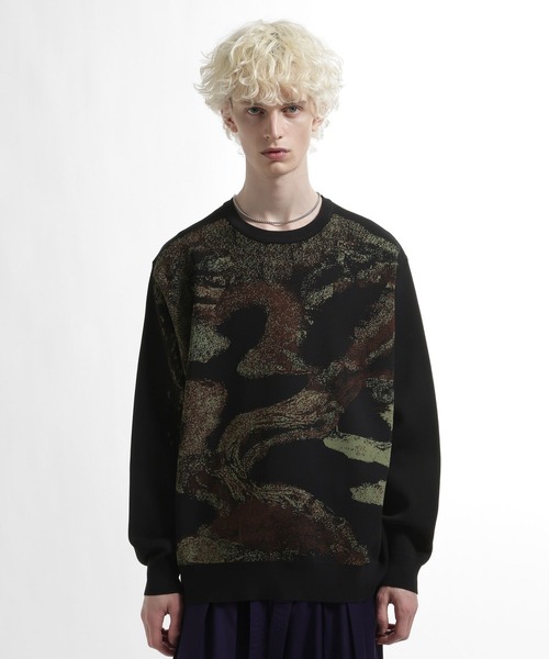 HARE（ハレ）の「BONSAI KNIT(HARE)（ニット/セーター・メンズ・ブラック/ホワイト・FREE）」の12枚目の写真