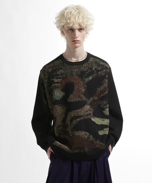 HARE（ハレ）の「BONSAI KNIT(HARE)（ニット/セーター・メンズ・ブラック/ホワイト・FREE）」の13枚目の写真