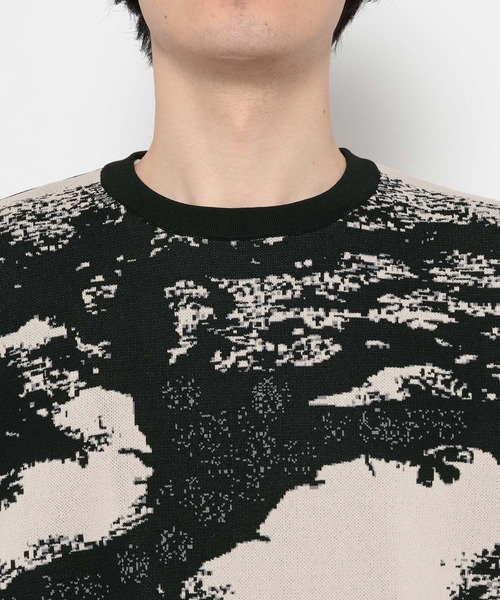 HARE（ハレ）の「BONSAI KNIT(HARE)（ニット/セーター・メンズ・ブラック/ホワイト・FREE）」の18枚目の写真