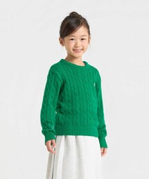 COMME CA ISM | ケーブル編み ニットプルオーバー(ニット/セーター)