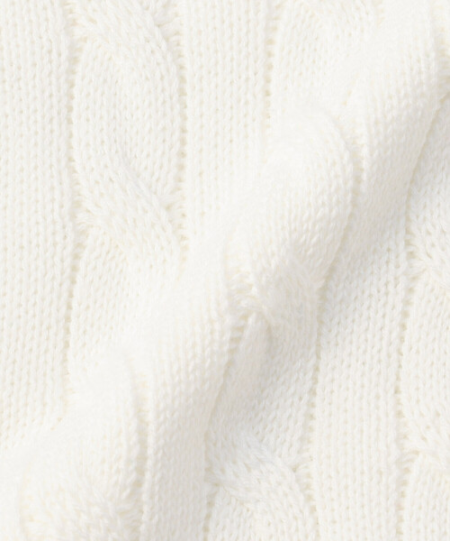 COMME CA ISM(コムサイズム)の「ケーブル編み ニットプルオーバー(ニット/セーター・キッズ・ネイビー/オフホワイト/グリーン/ピンク・130cm/120cm)」の16枚目の写真