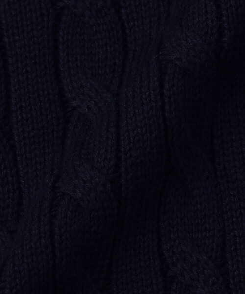 COMME CA ISM(コムサイズム)の「ケーブル編み ニットプルオーバー(ニット/セーター・キッズ・ネイビー/オフホワイト/グリーン/ピンク・130cm/120cm)」の19枚目の写真